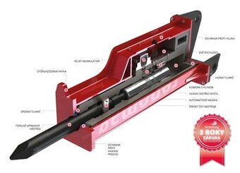 Hydraulické kladivo 1-30t