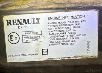 Motor Renault Premium 460 dxi