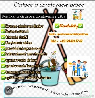 Ponúkam upratovacie služby
