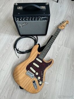 SX Guitars Stratocaster + Fender Champion 20
