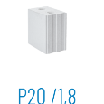 PRIEČKOVKA PORFIX AKU P20 /1,8 hr. 125mm