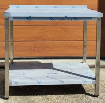 Pracovný kuchynský stôl, gastro stoly, nerezový nábytok