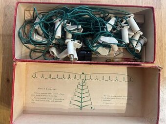 Vianočné svetielka- retro