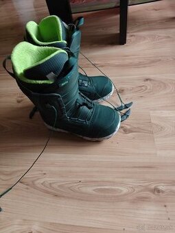 Burton moto zelené snowboardové topánky - 1