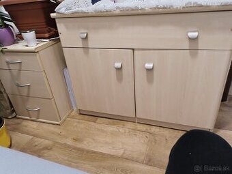 predám komodu a nočný stolík