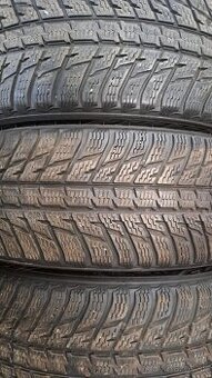 Predám 3ks jazdené zimné 225/60r17-103H Nokian