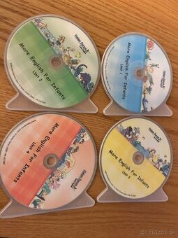 Darujem CD nosiče More english for infants