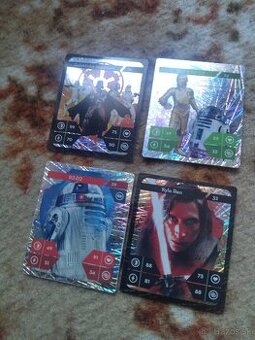 STAR WARS kartičky - kaufland