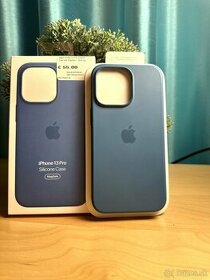 Predám Apple IPhone 13 PRO case silicone, BLUE, ORIGINÁL
