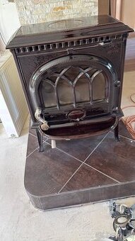 Dizajnové kachle Jotul hnedá majolika