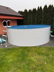 Bazen ibiza 1,2m vyska 4m priemer perfektny stav