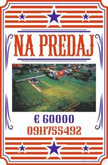 Na predaj pozemok Sverepec, znížená cena