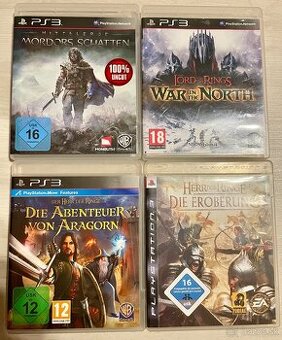 PlayStation 3 Lord of the Rings 4x hra