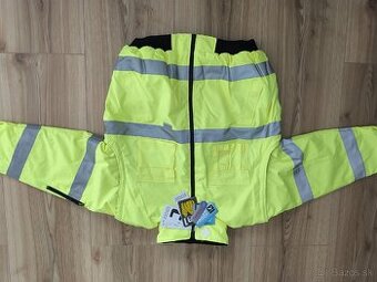 CERVA CLOVELLY PILOT / Zateplená reflexná bunda 2v1 XXL