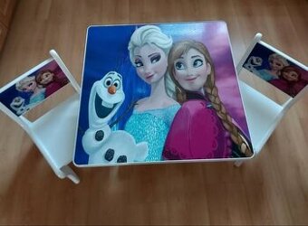 Becks stolík + 2x stolička Frozen II