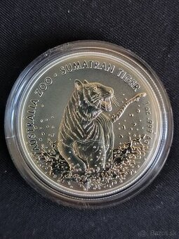 1 Oz Austrália ZOO strieborná minca 999/1000