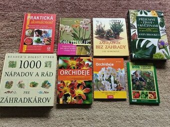 Knihy o rastlinách, kvetoch a orchideách
