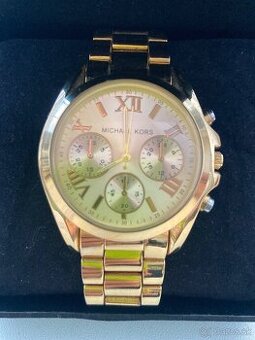 Panske zlate hodinky Michael Kors