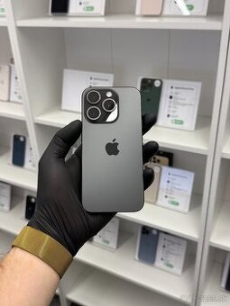 ZÁRUKA 2 ROKY /  Apple iPhone 15 Pro 128GB Black Titanium