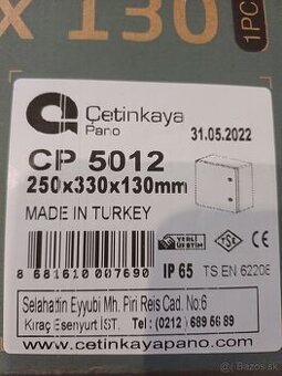 plastovy rozvadzac na elektrinu 250×330×130