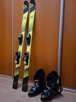 Fischer RC4 jr. 150 cm + lyžiarky ficher RC4 jr.60 26,5 cm