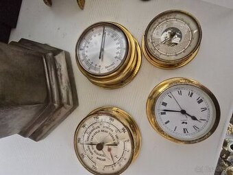 hodiny, barometer, teplomer a vlhkomer - 1
