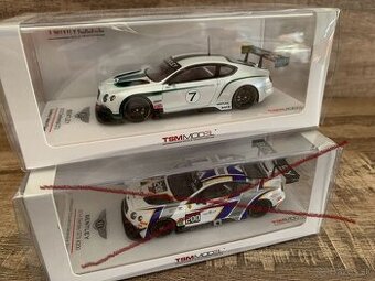 2 ks Model Bentley Continental GT3 od výrobcu TSM (1:43)