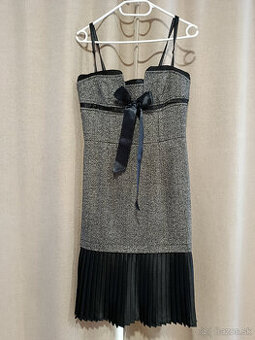 Šaty slávnostné rybia kosť, veľ. 38 - KRÁÁSNE