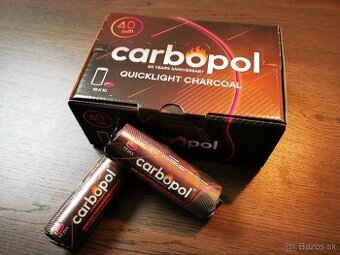Rychlozápalné uhlie Carbopol 40 mm