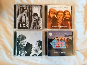 Kultové CD Lasica Satinský Filip 4 kusy top stav Rarita