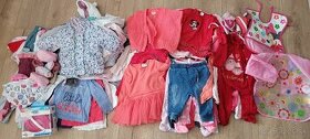 Rezerve Mega balík oblečenia dievca 3-6 mesiacov vyše 85ks