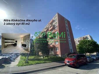 Nitra Klokočina 3 izbový byt 85 m2 Alexyho ul. ID 555-113-MI