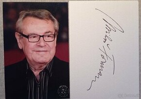 Autogram - podpis Miloš Forman