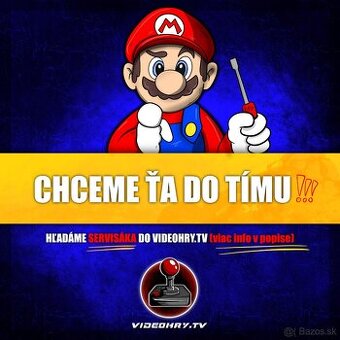 HĽADÁME SERVISÁKA 🪛 DO TÍMU, TEDA TEBA 🫵