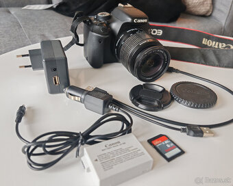Predám Canon EOS 600D s príslušenstvom – skvelý foťák pre za