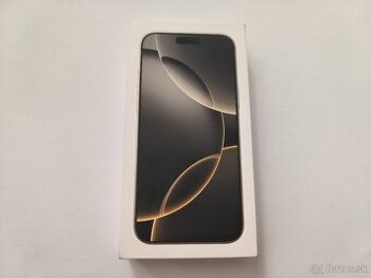 apple iphone 16 PRO MAX 256gb Natural Titanium / Nový