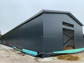 OCEĽOVÁ KONŠTRUKCIA HALY - MONTOVANÁ HALA 12x60x6m