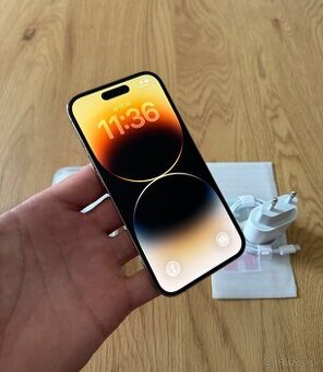 iPhone 14 Pro 128 gb Gold v záruke + príslušenstvo