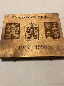 Kompletná sada pamätné strieborné mince 1947-1993 ČSR+ČSSR