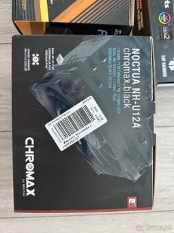 CPU chladič –Noctua NH-U12A chromax.black Záruka 24 mesiacov
