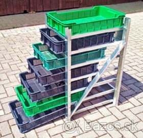 Regal na bednicky na zeleninu