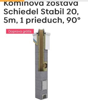 Predám KOMÍN Schielel Stabil 20