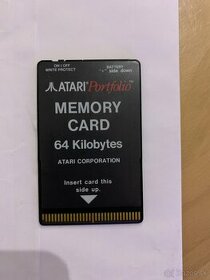 Atari portfolio Memory card 64 Kilobytes