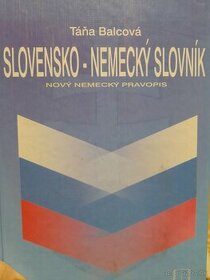 SLOVENSKO-NEMECKY SLOVNIK