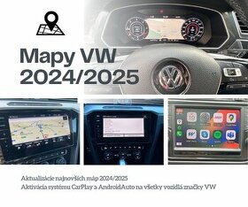Aktualizácia navigácie VW Mapy 2024/2025 Carplay Kodovanie - 1