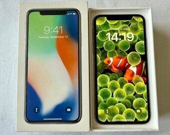 Apple iphone X, 64gb, white.