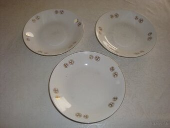 Starožitné porcelánové taniere zn. BOHEMIA.