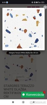 Dlazba terazzo white