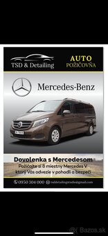 Prenájom 8-miest Mercedes V