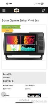 Sonar Garmin Striker Vivid 9SV
